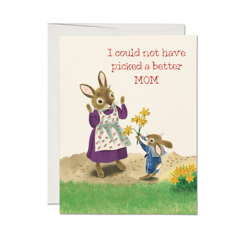 Richard Scarry Daffodil Mom Card