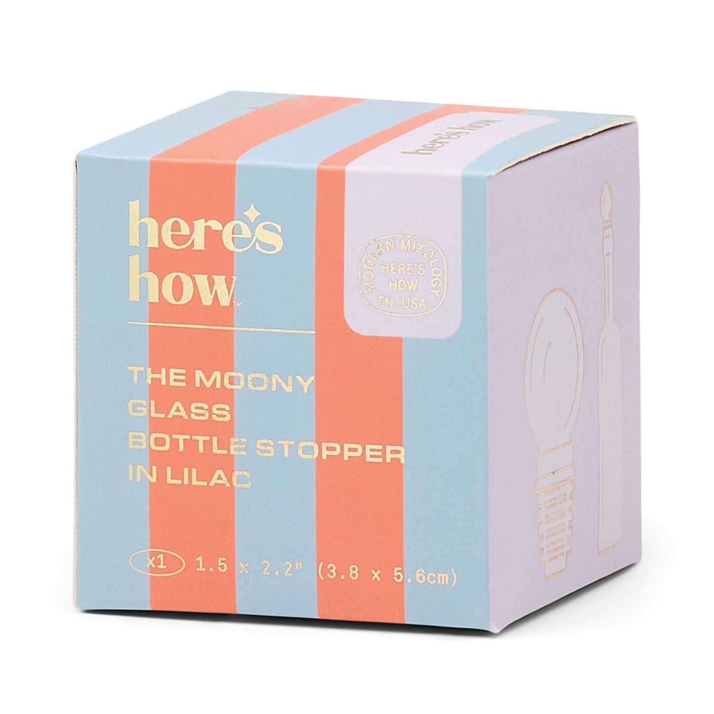 The Moony Glass Bottle Stopper