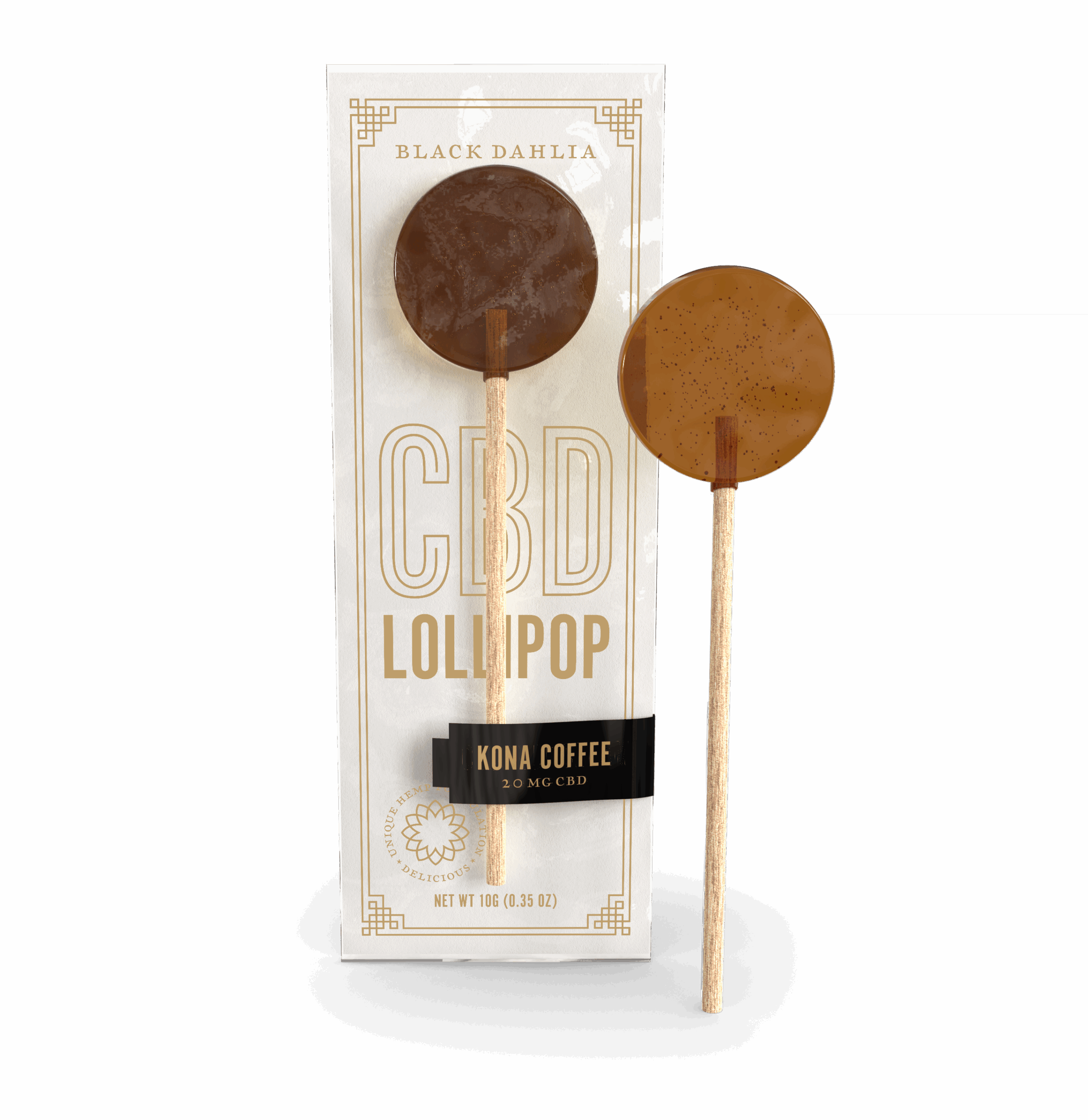 CBD Lollipops - Kona Coffee