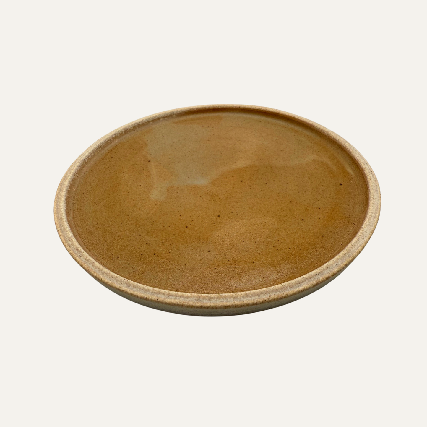 Matte Glazed Plate - 7.5" - Butterscotch