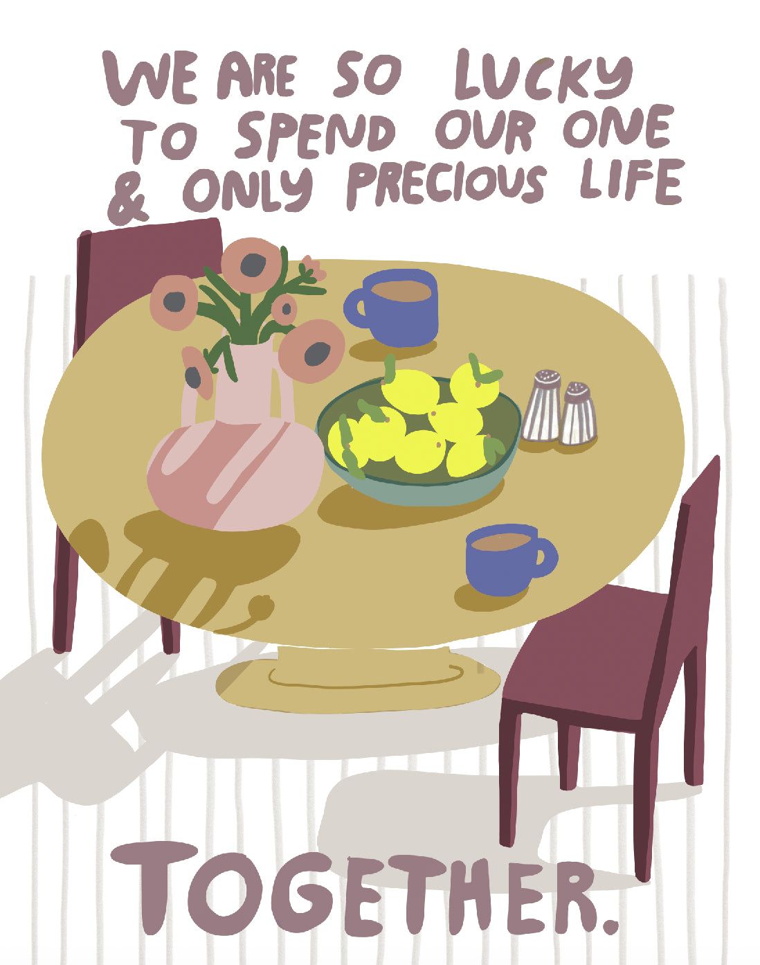 Precious Life Print- Framed White