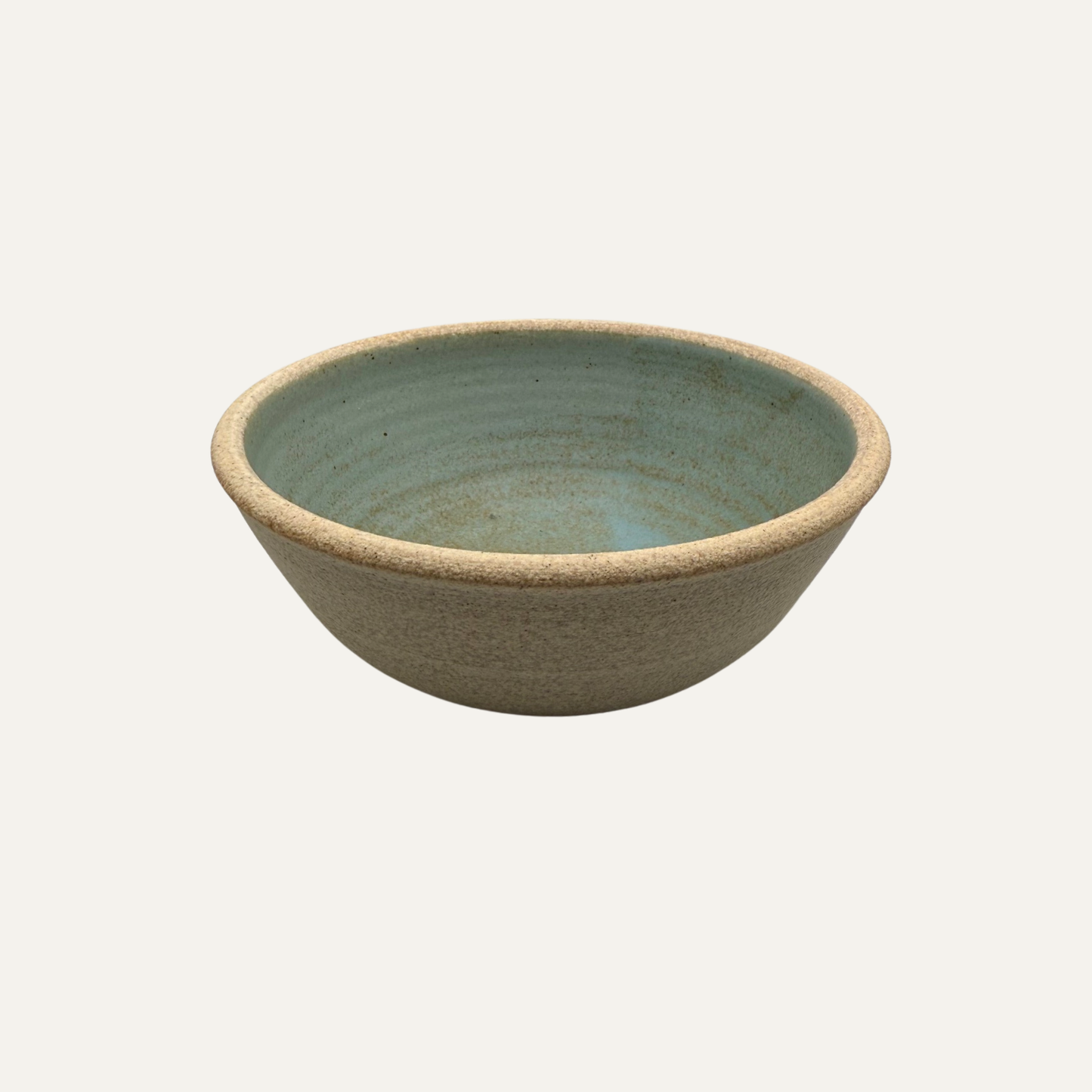 Small Matte Glazed Bowl -  Seafoam