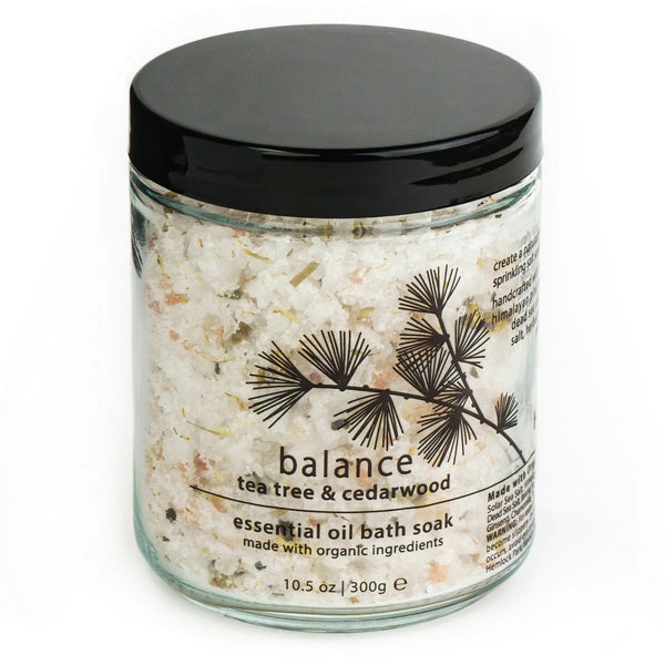 Essential Oil Bath Soak - BALANCE | Tea Tree & Cedarwood