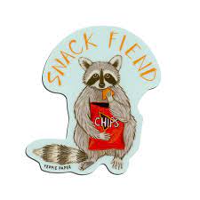 Snack Fiend Sticker Yeppie Paper