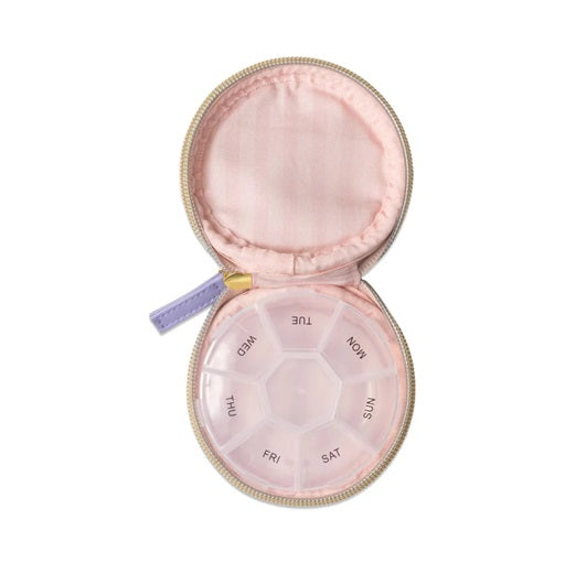 Vegan Leather Travel Pill Case