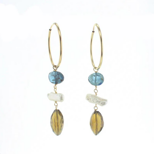 Load image 1 in gallery view. Willow Earrings Gold