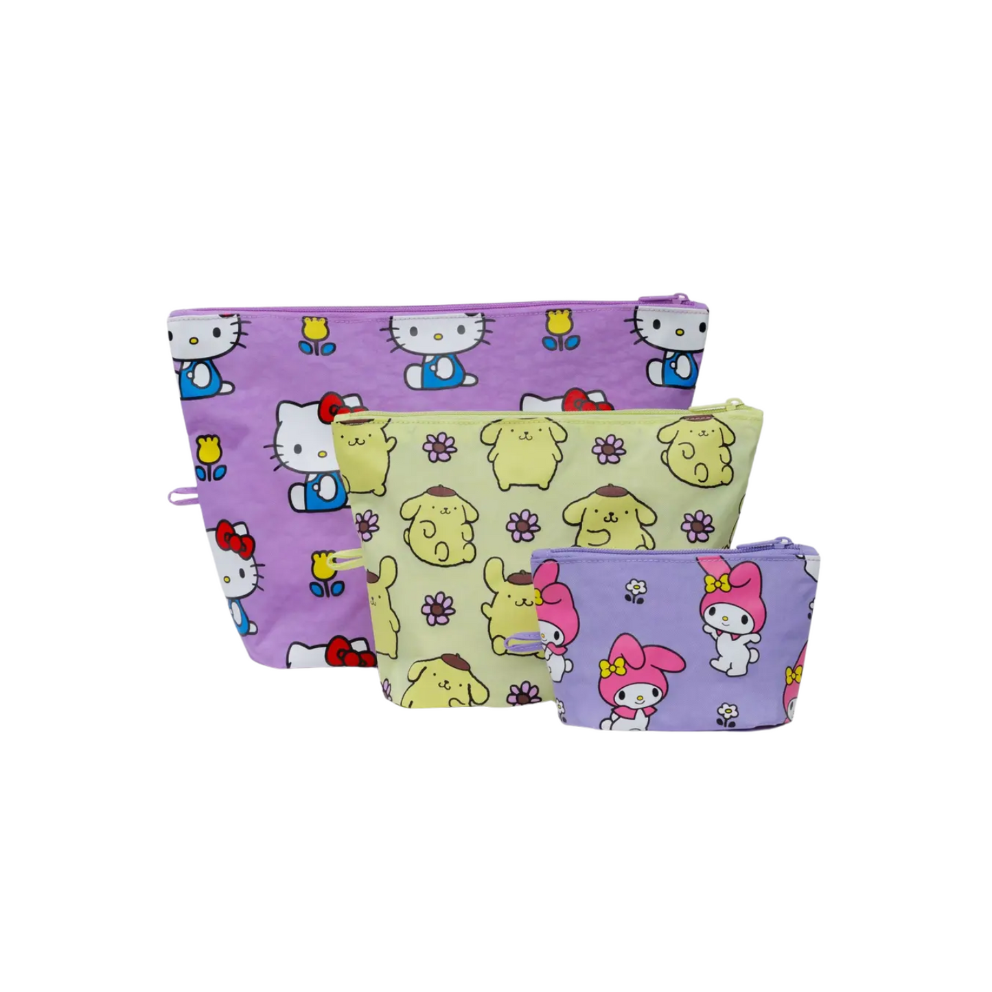 Go Pouch Set - Hello Kitty and Friends Florals