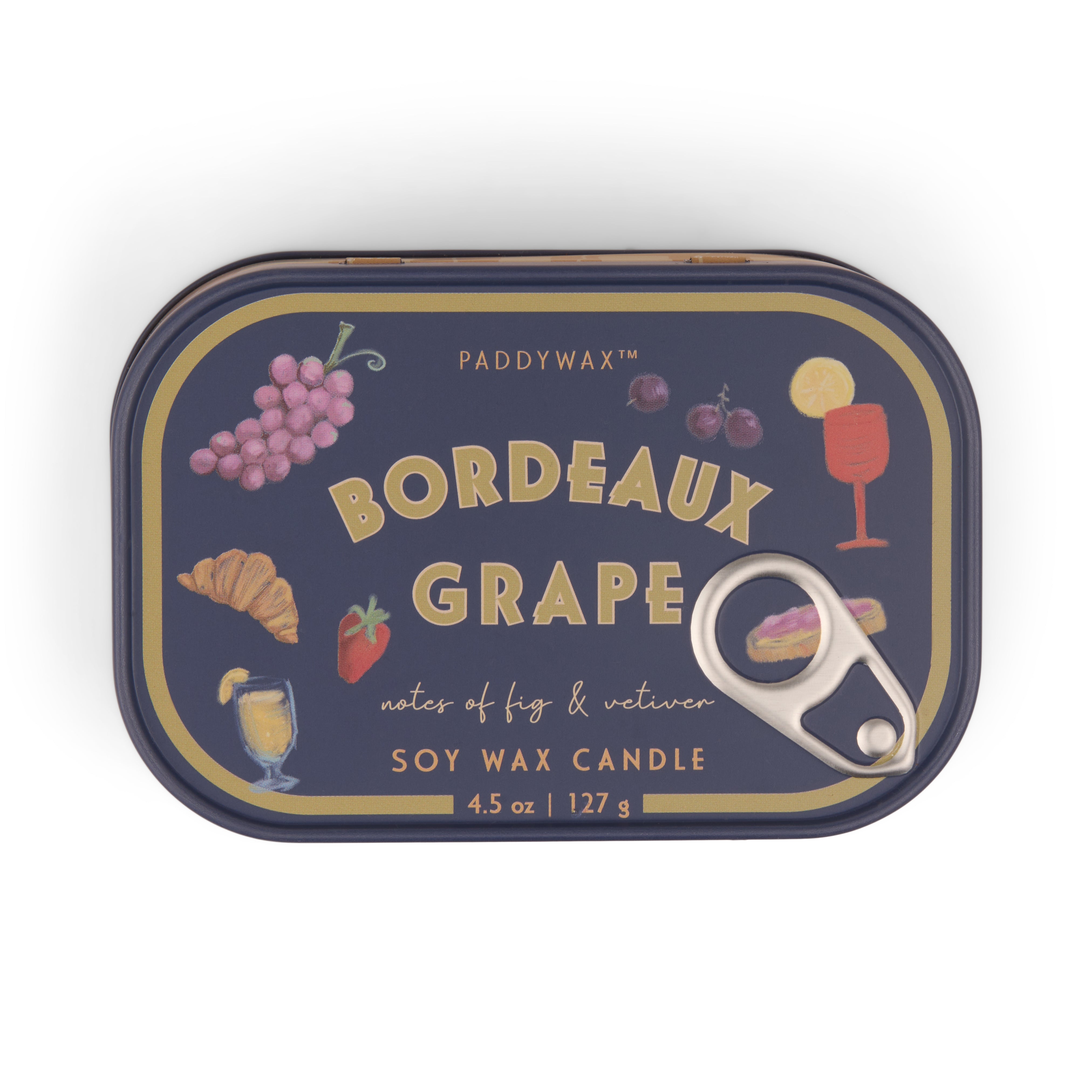 Bistro Tin 4.5 oz Candle - Bordeaux Grape Paddywax