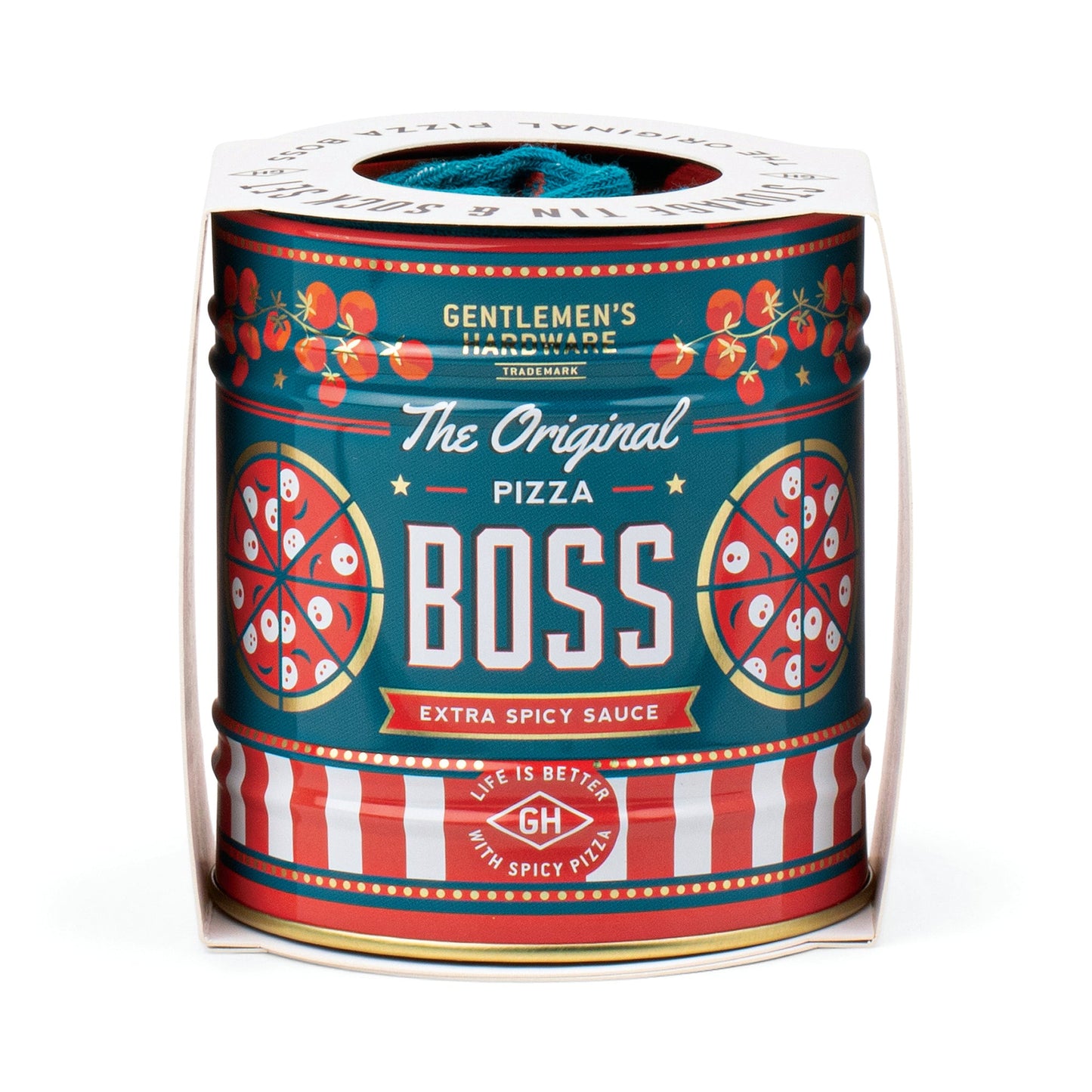 Socks in a Can - Pizza Sauce