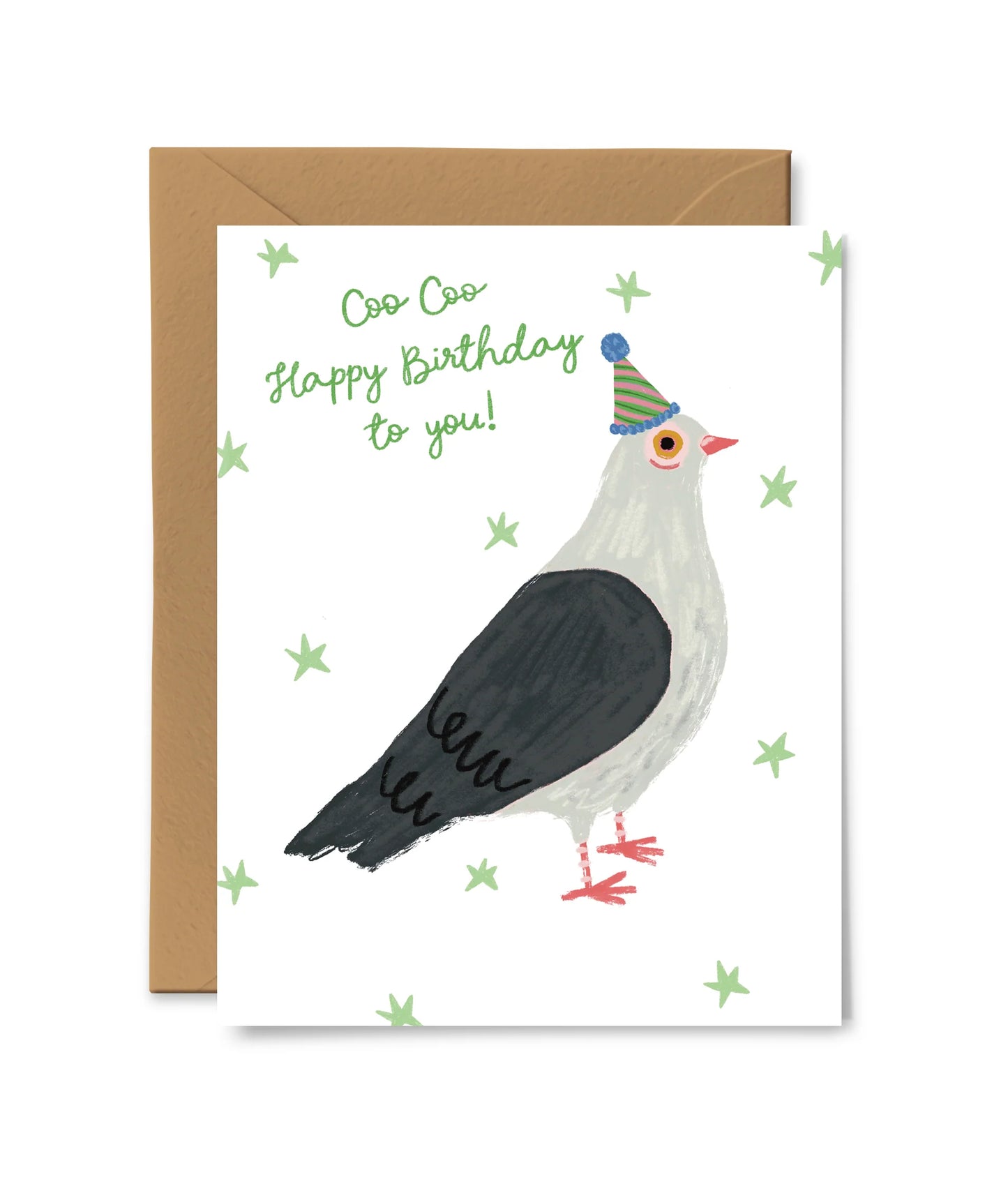 Happy Birthday Pigeon Card