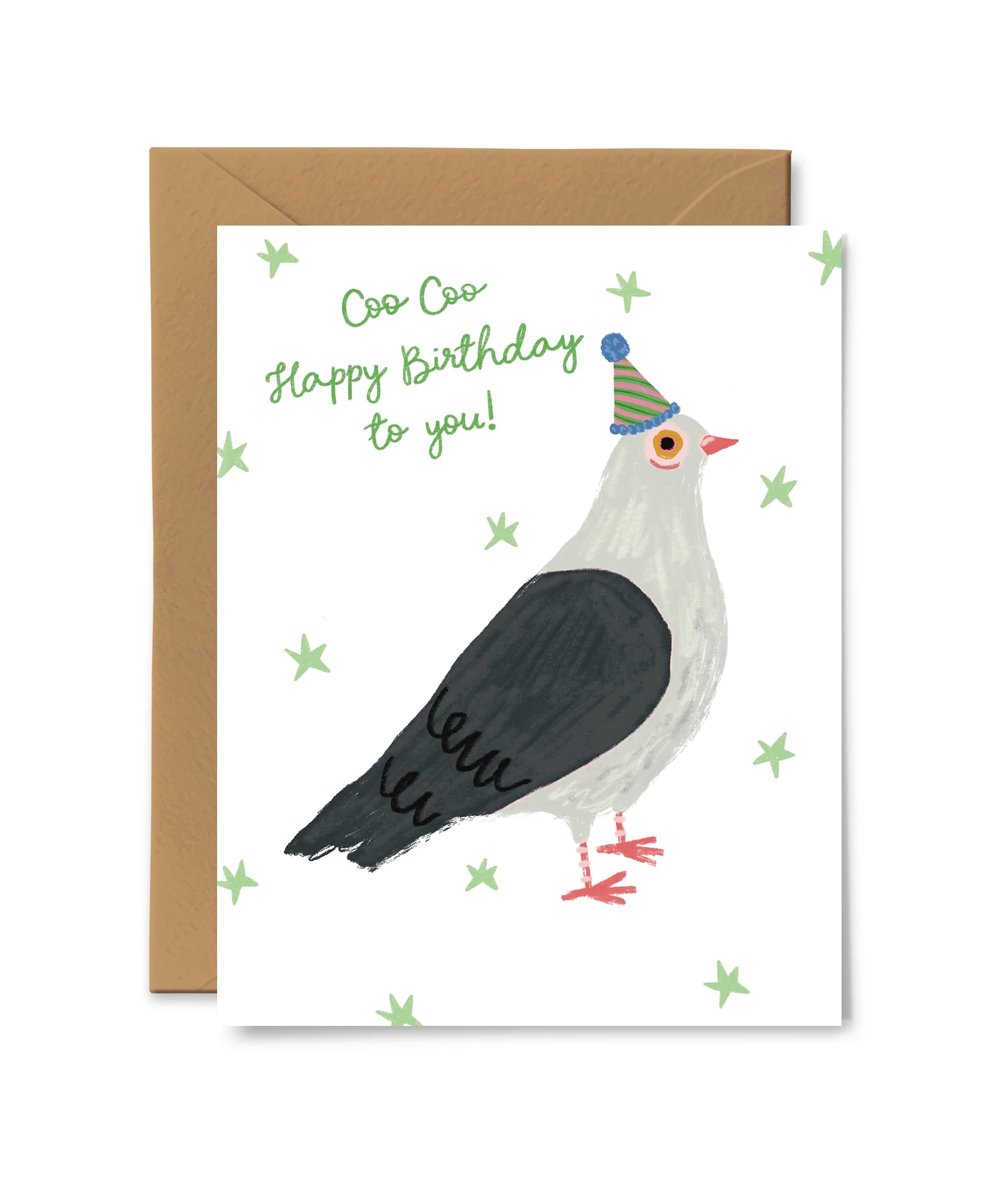 Happy Birthday Pigeon Card