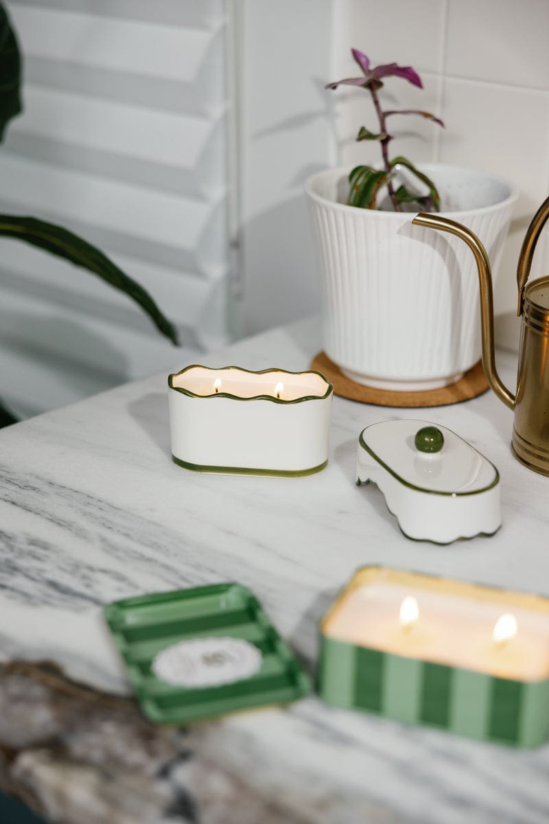 Smoked Pistachio - 5.5 oz Ceramic Candle