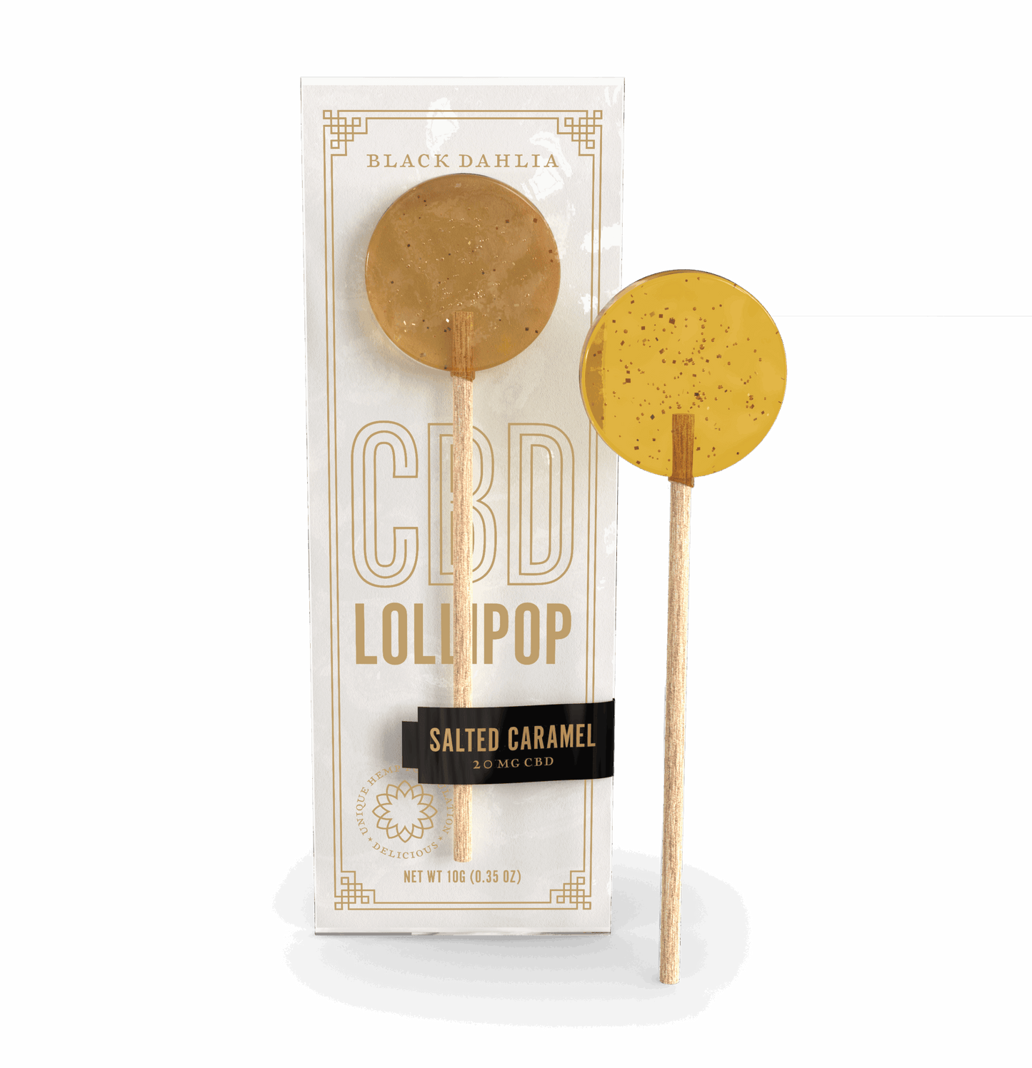 CBD Lollipops - Salted Caramel
