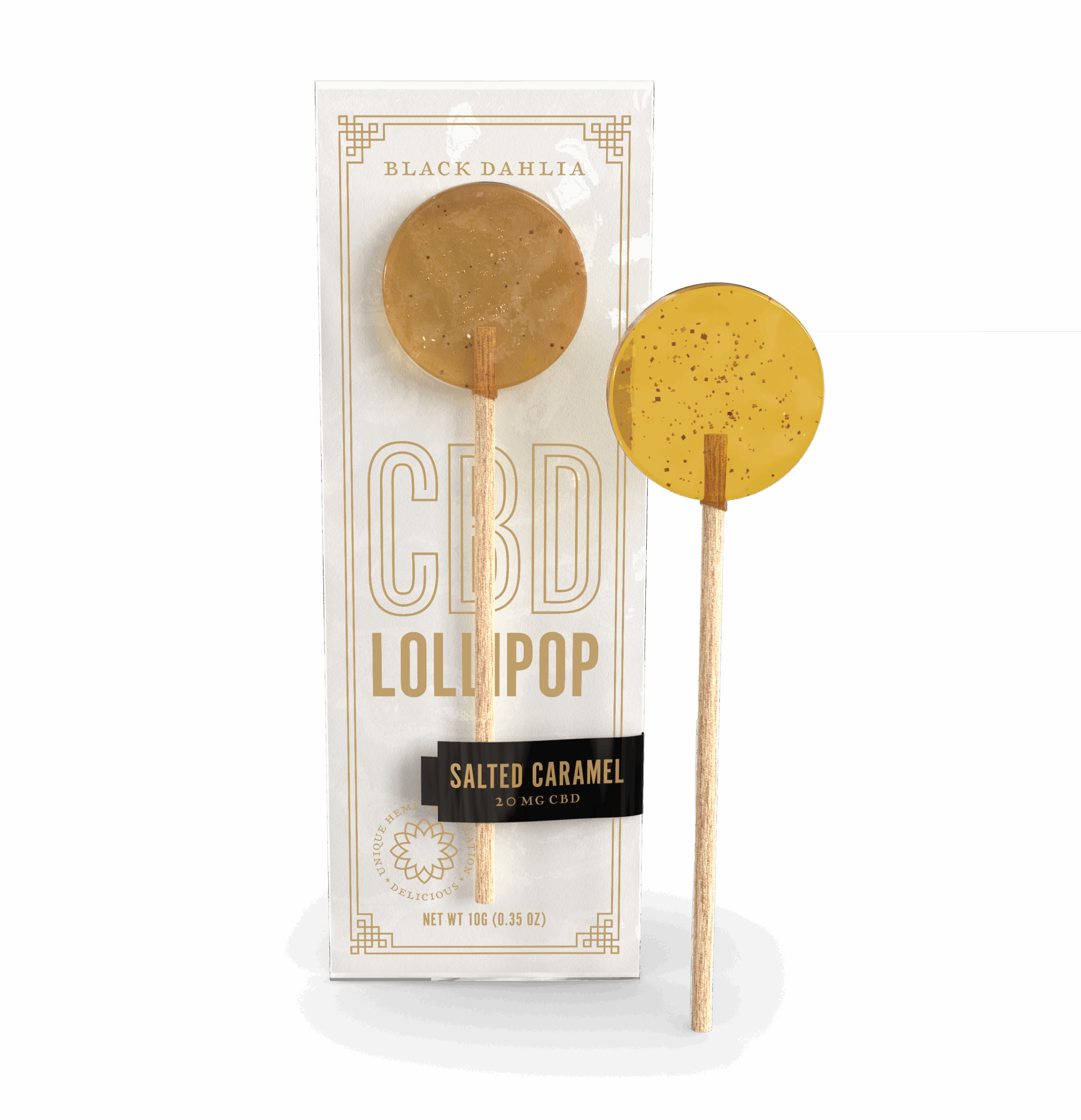 CBD Lollipops - Salted Caramel