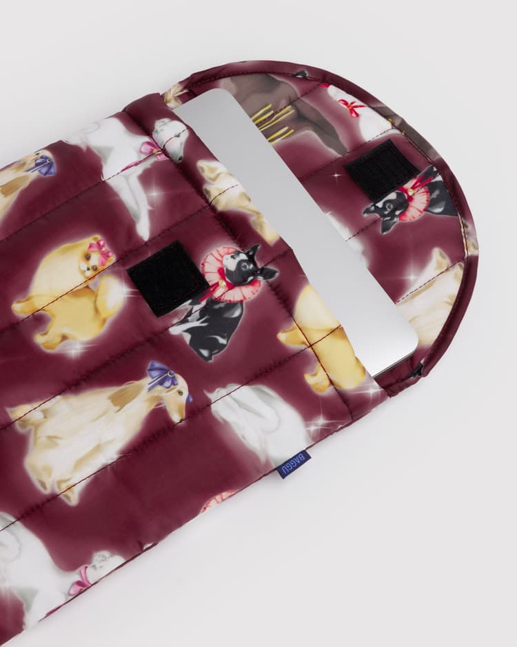 Puffy Laptop Sleeve 13"/14" - Fancy Dogs