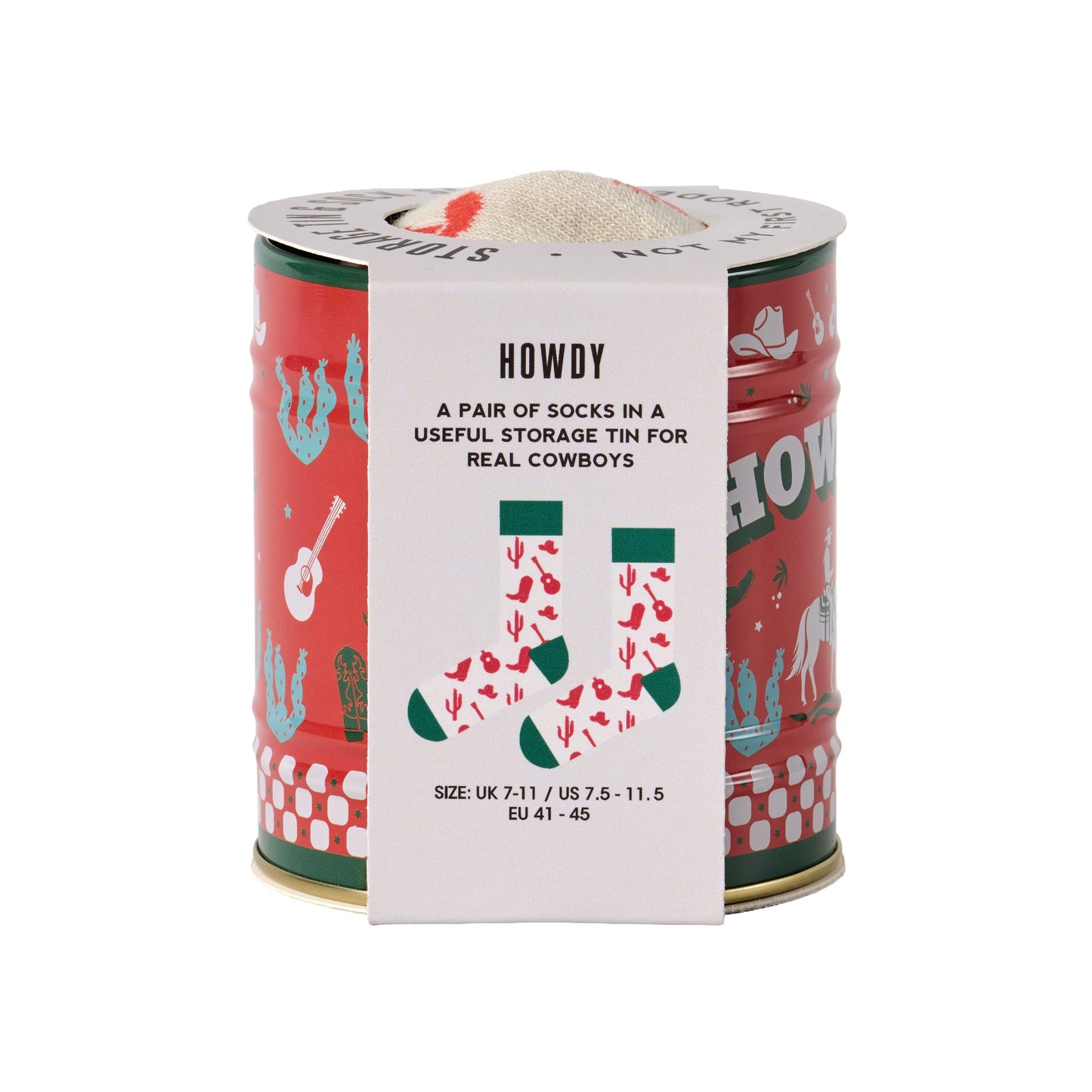 Socks in a Can - Howdy