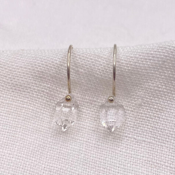 Petite Sterling Herkimer Earring