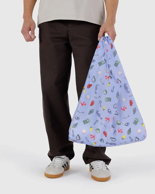 Standard Baggu Reusable Tote - Sea Charms