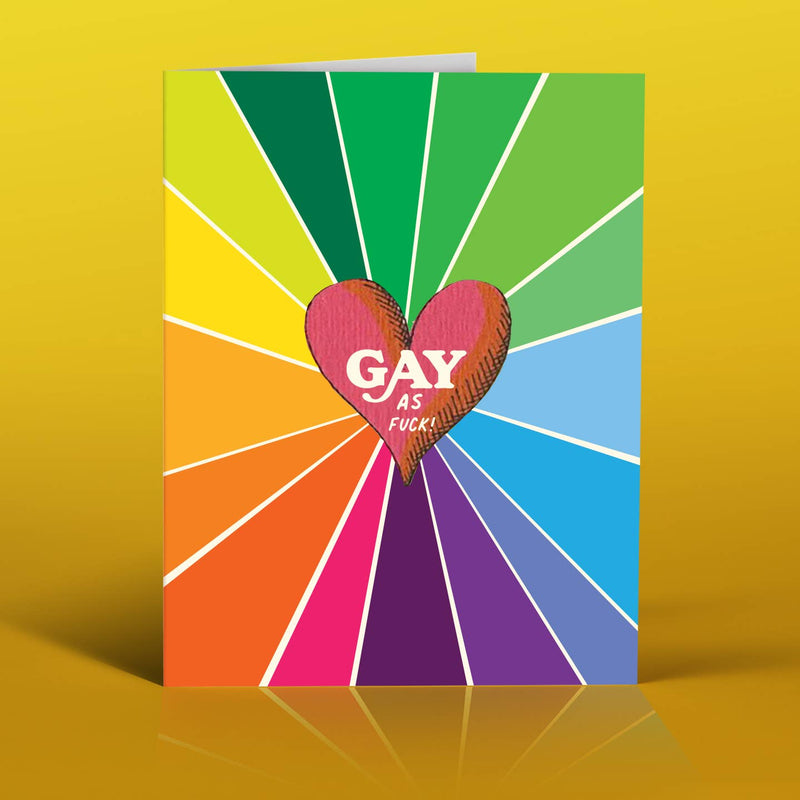 Gay AF Pride Card