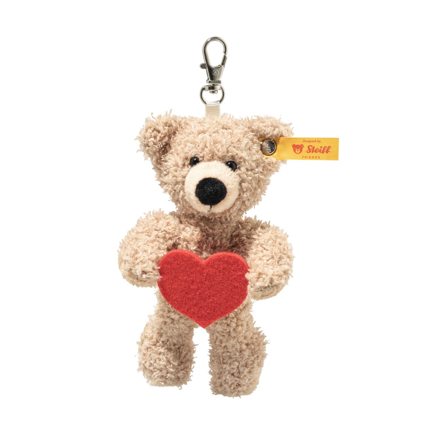 Fynn Teddy bear with Heart Keyring