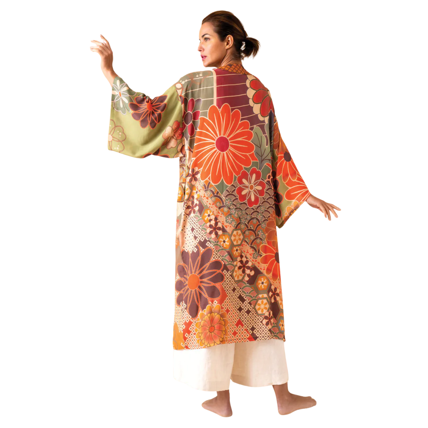 Kimono - 70s Kaleidoscope Floral