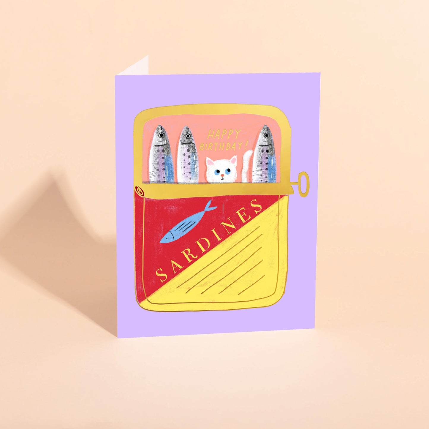 Tinned Fish - Birthday Card