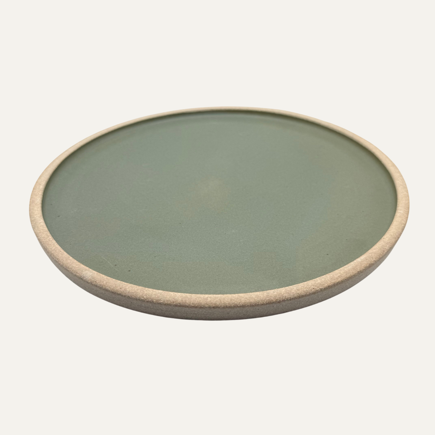 Matte Glazed Plate - 10" - Sage