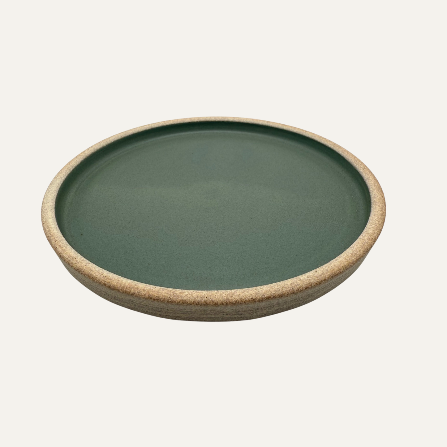 Matte Glazed Plate - 8" Pine