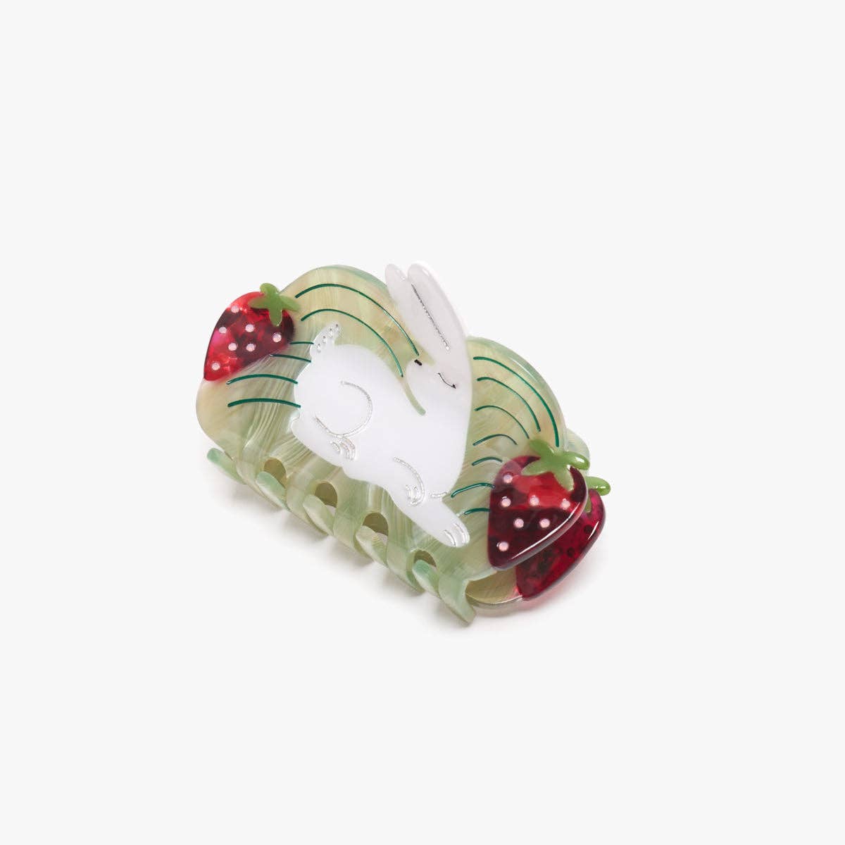 Strawberry Rabbit Fields Hair Claw