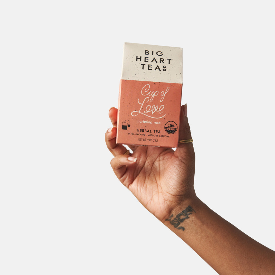 Organic Tea - Cup of Love 10 Teabags Big Heart Tea Co