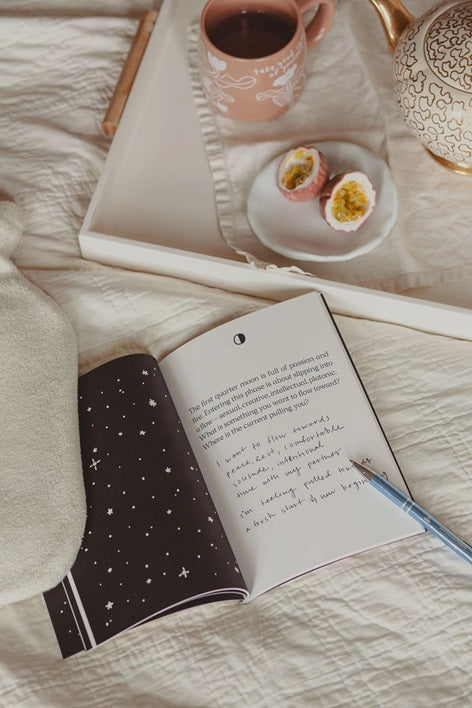 Moon Cycles Guided Journal