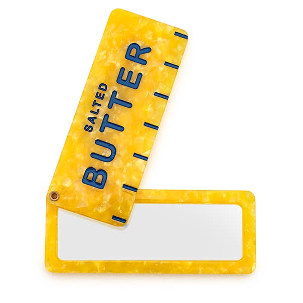 Folding Compact Mirror - Butter Stick