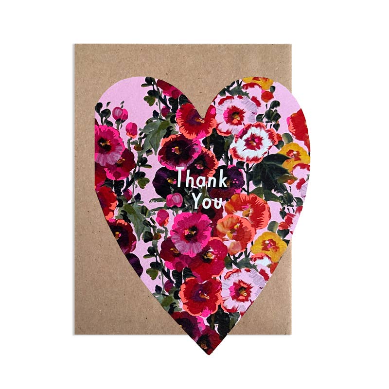 Thank You Hollyhocks By Helen Dealtry
