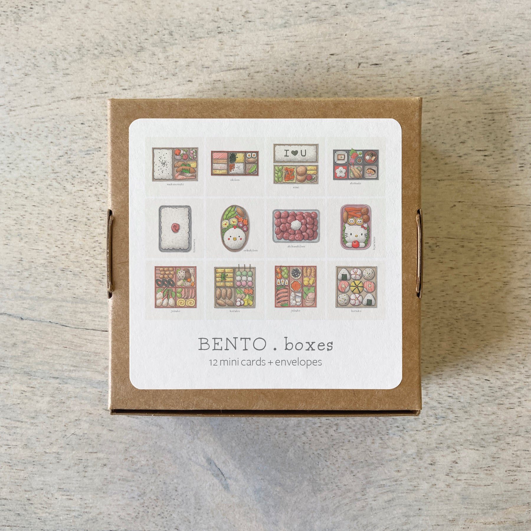 Mini Cards Set / Bento Boxes