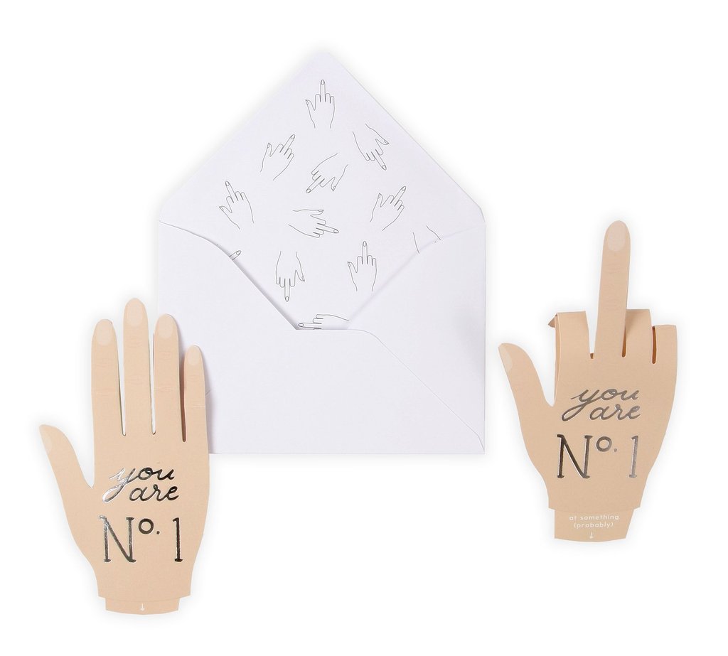 Number One Pop-Up Card UWP Luxe