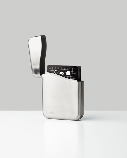 Load image 1 in gallery view. Summit Playing Card Case - Stainless Steel Craighill