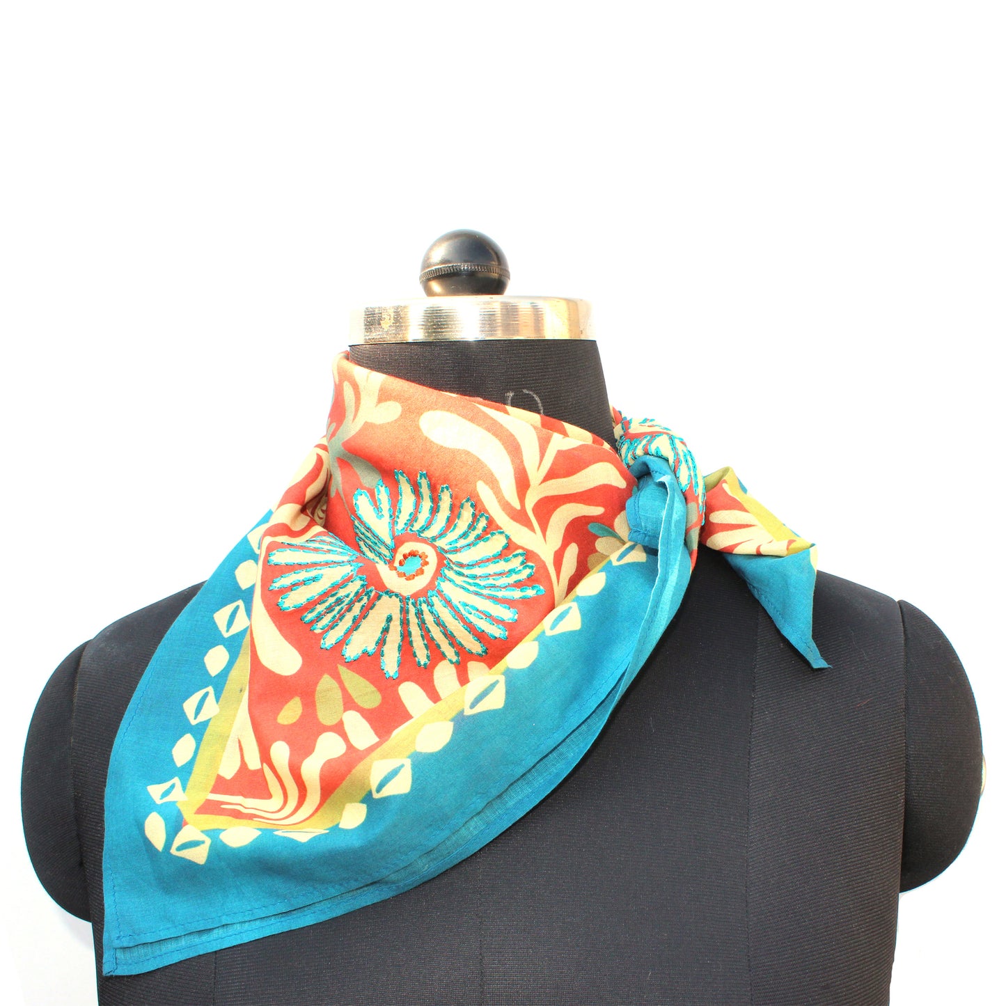 Cotton Scarf/Bandana - Rust