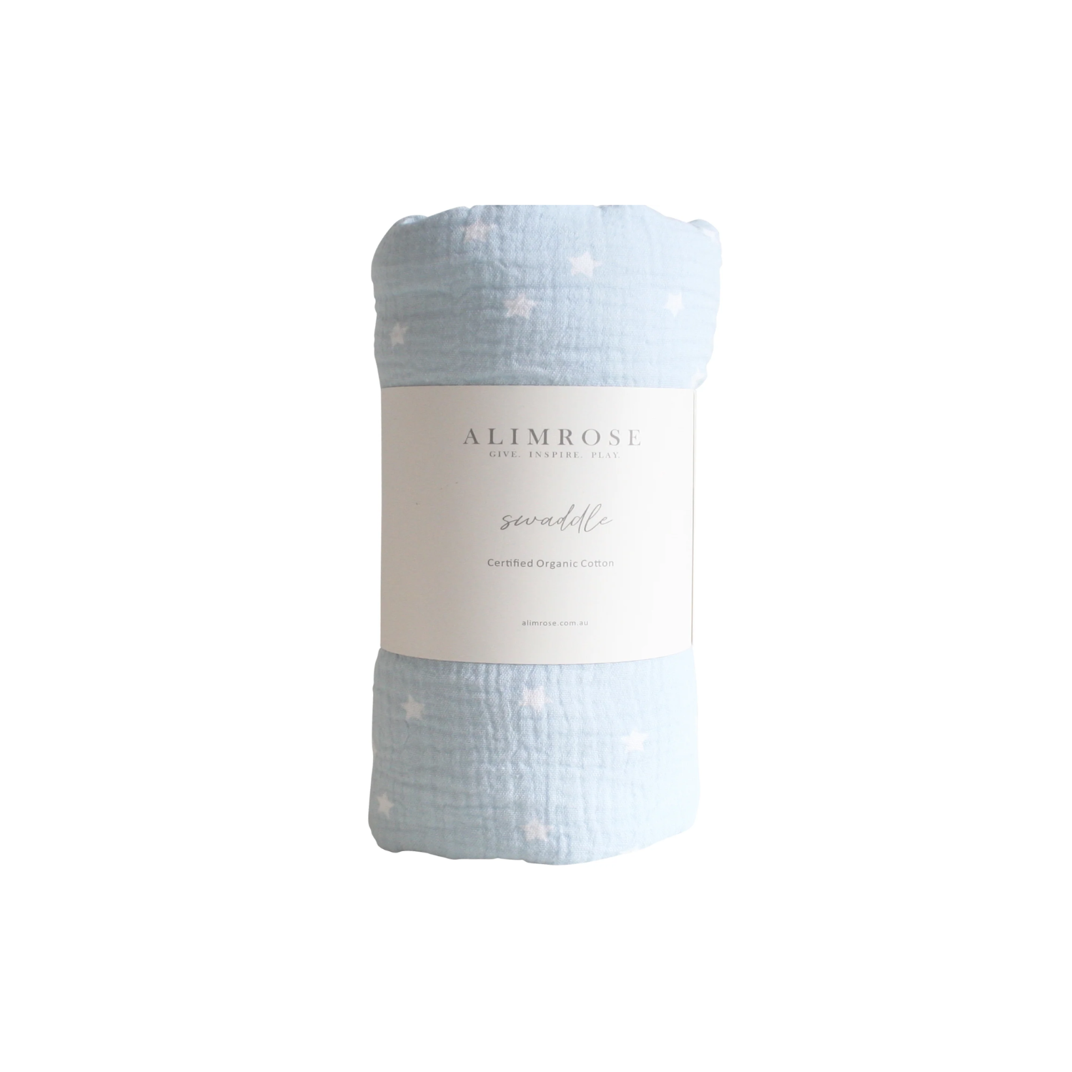 Starry Night Muslin Cotton Swaddle - Baby Blue