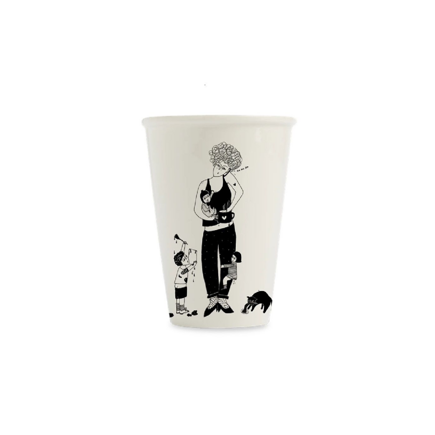 Porcelain Cup - Mom's Life