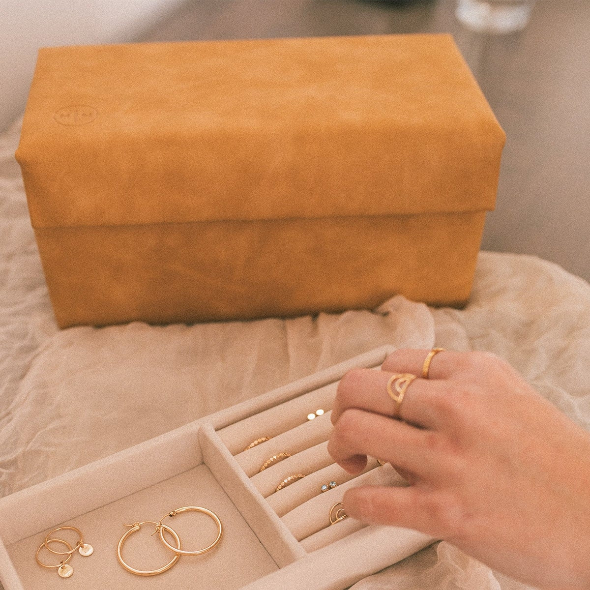 Vegan Leather Jewelry Box