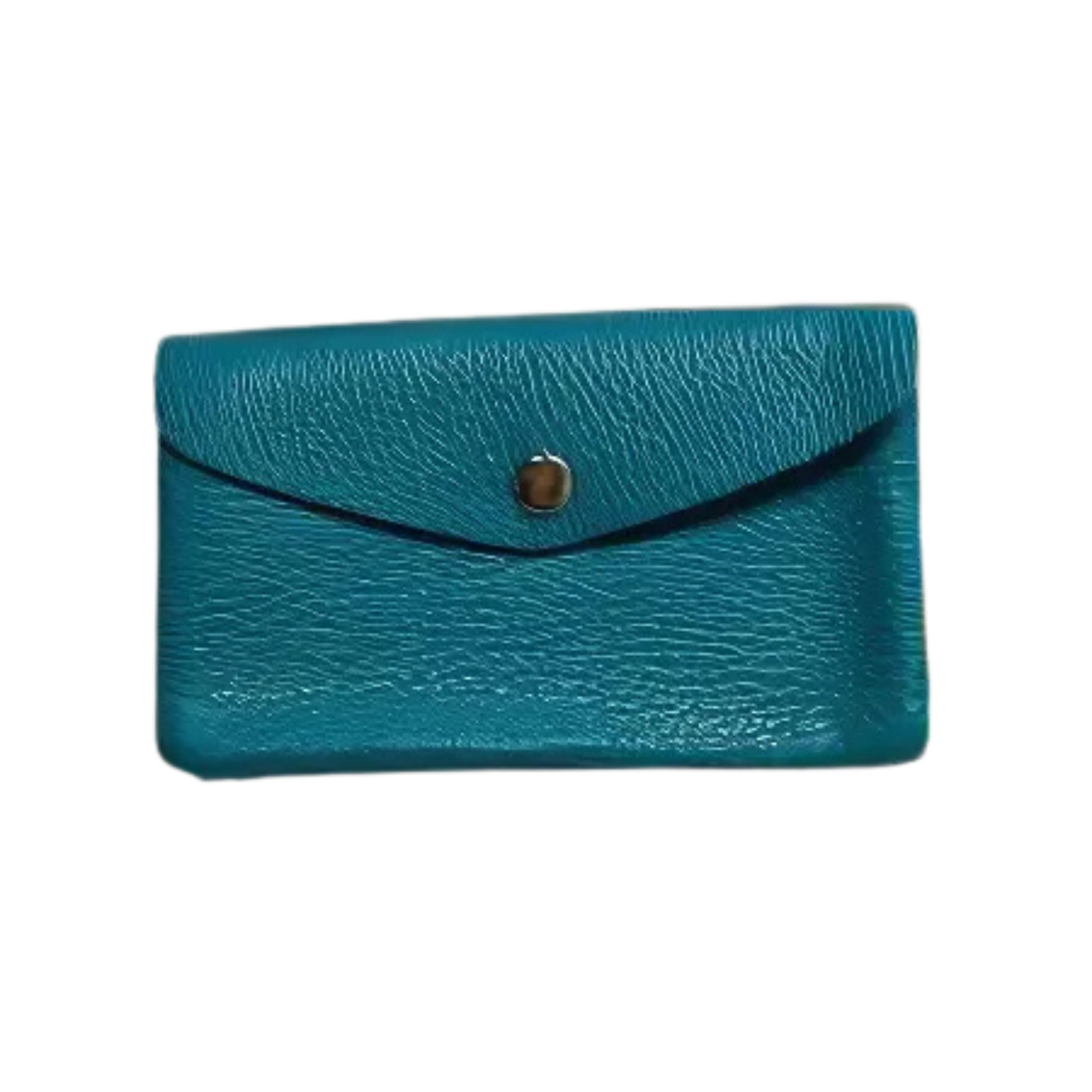 Wallet- Pebble Leather - Turquoise