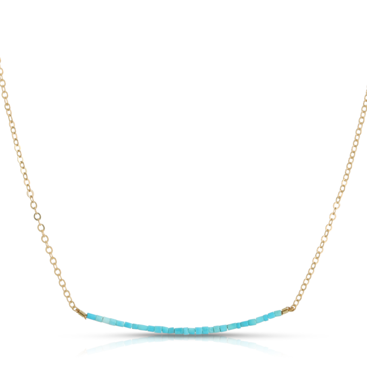 Zoe Tiny Turquoise Necklace