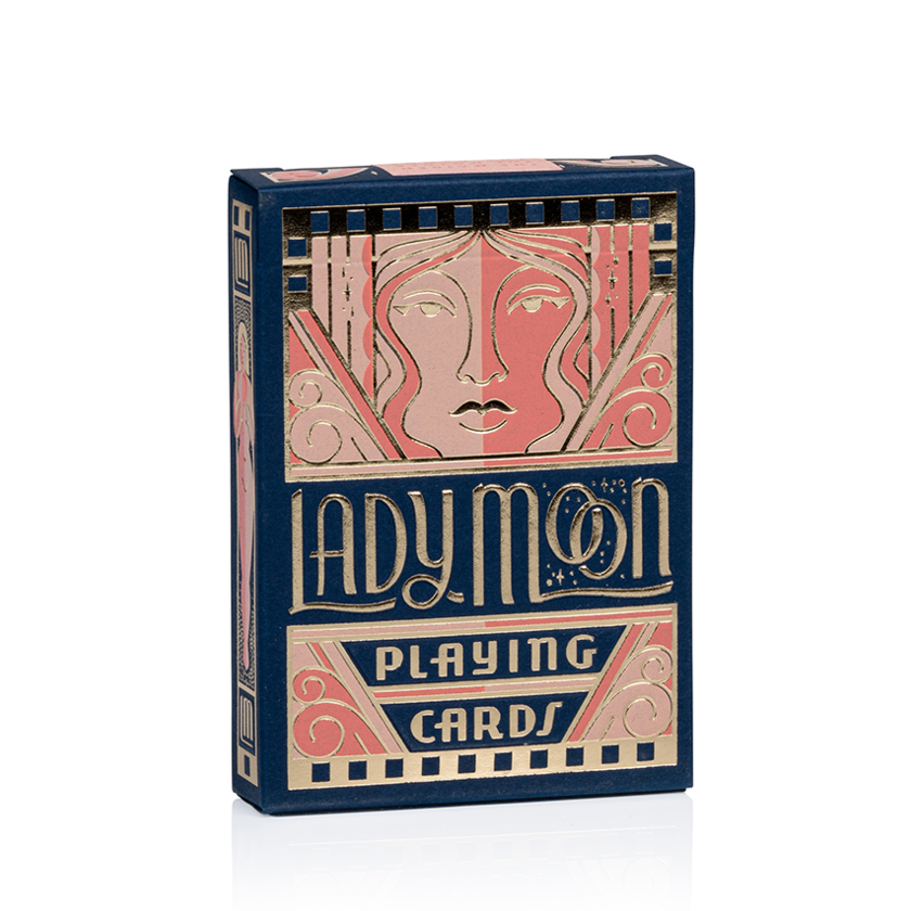 Lady Moon Playing Cards