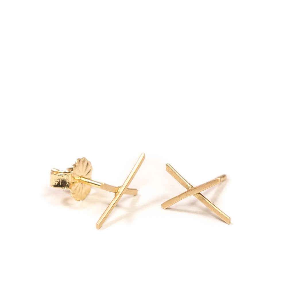 Mini "x" Stud Earring Carla Caruso