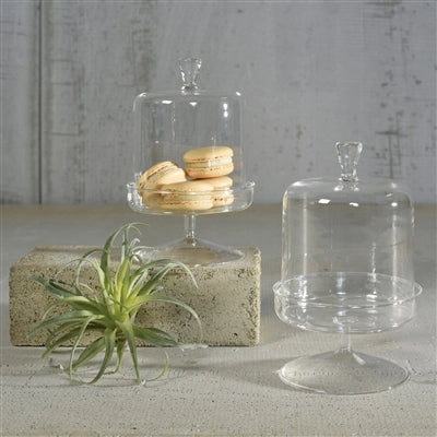 Vera Glass Dome & Pedestal Homart