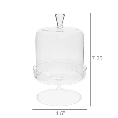 Vera Glass Dome & Pedestal Homart