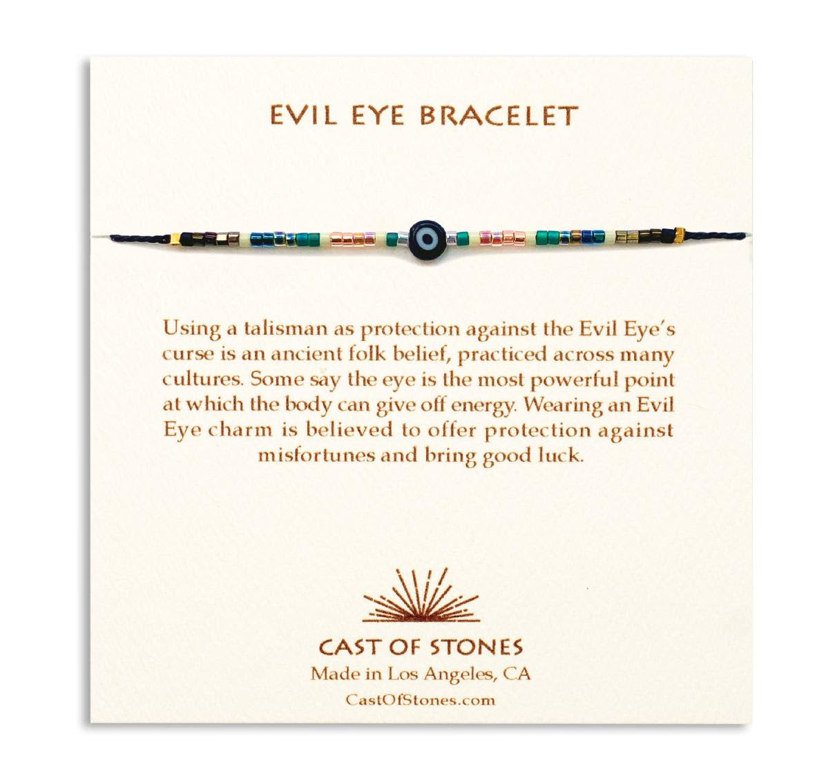 Evil Eye Bracelet - Black Rose Cast of Stones