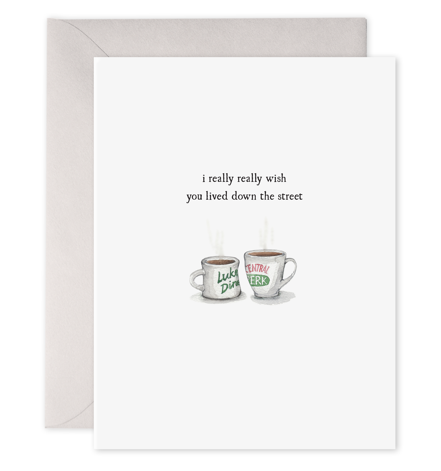Coffee Cups Card E. Frances Paper