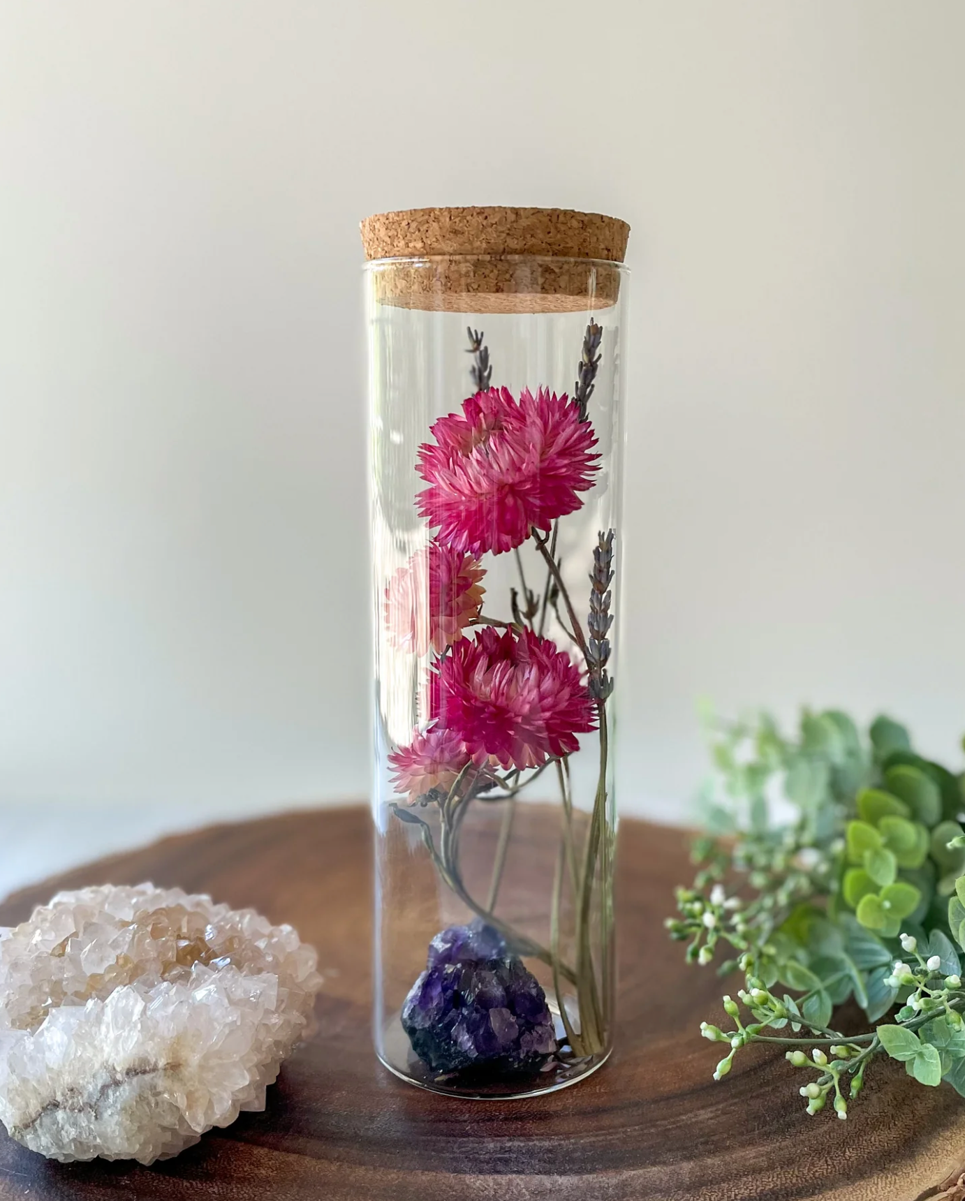 Earth Vessel With Crystals - Medium