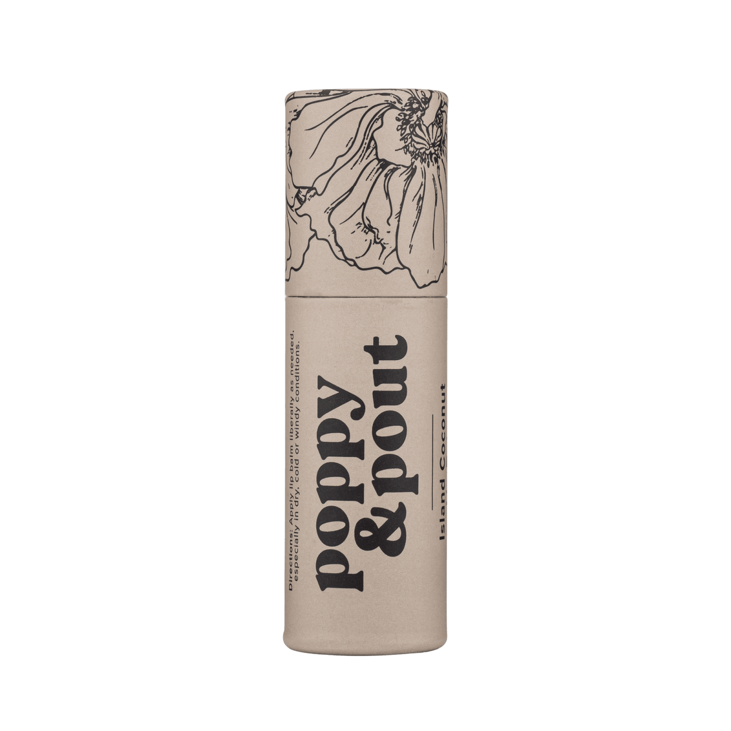 Lip Balm - Island Coconut Poppy & Pout